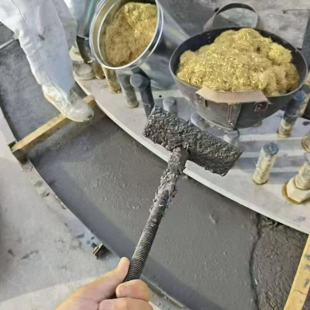 西宁C120钢纤维高强无收灌浆料 轧机压缩机汽轮机发电机锻压设备底座灌浆材料